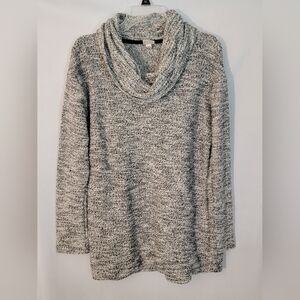Merona Gray Cowl Neck Sweater Size L